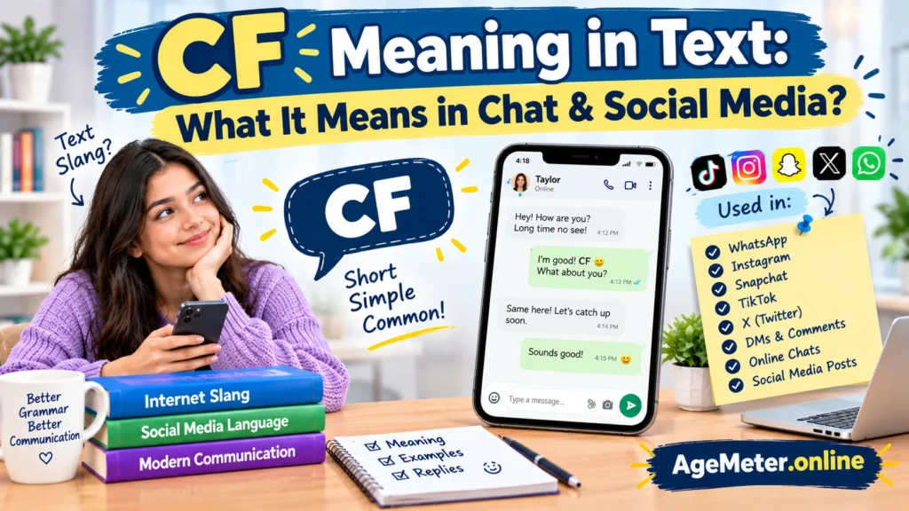 CF Meaning in Text: What It Means in Chat & Social Media?