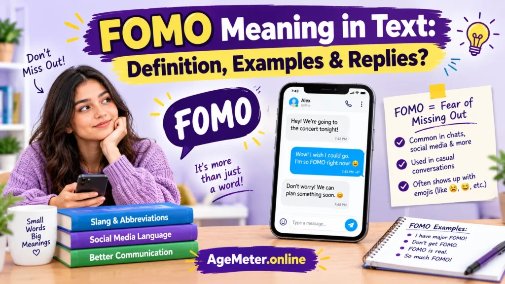 FOMO Meaning in Text: Definition, Examples & Replies?