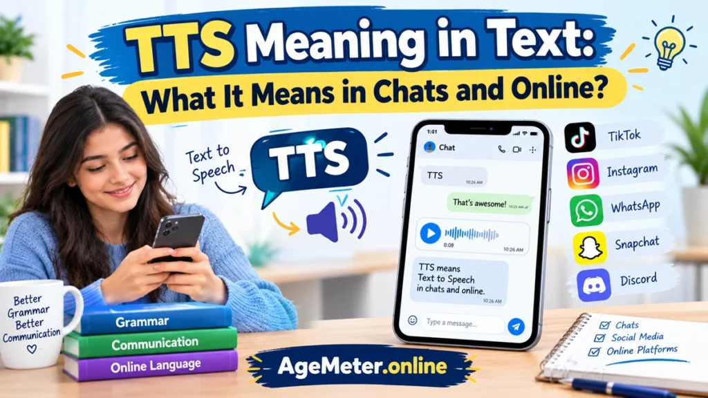 TTS Meaning in Text: What It Means in Chats and Online?
